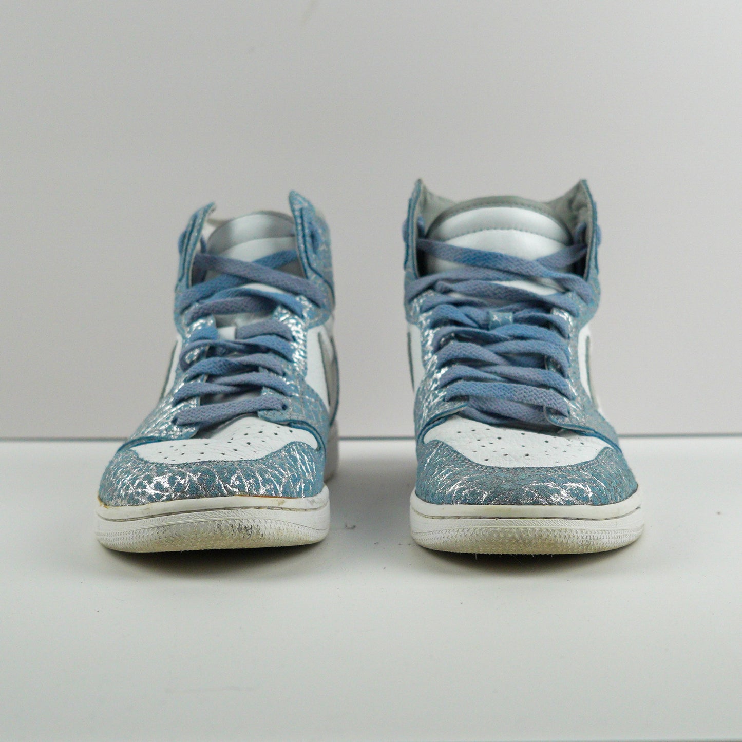 SAMPLE AJ1 HIGH SILVER BLUE